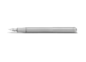 A silver kaweco liliput fountain pen, version 1.0.0, for minimalist writers