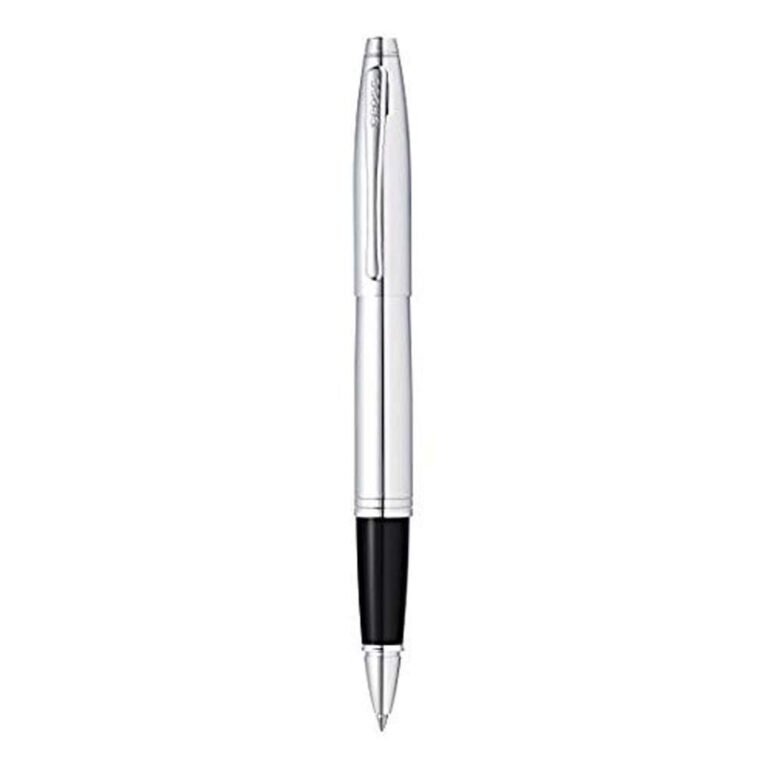 A shiny silver cross calais pen, version 1.0.0, featured in a quick guide