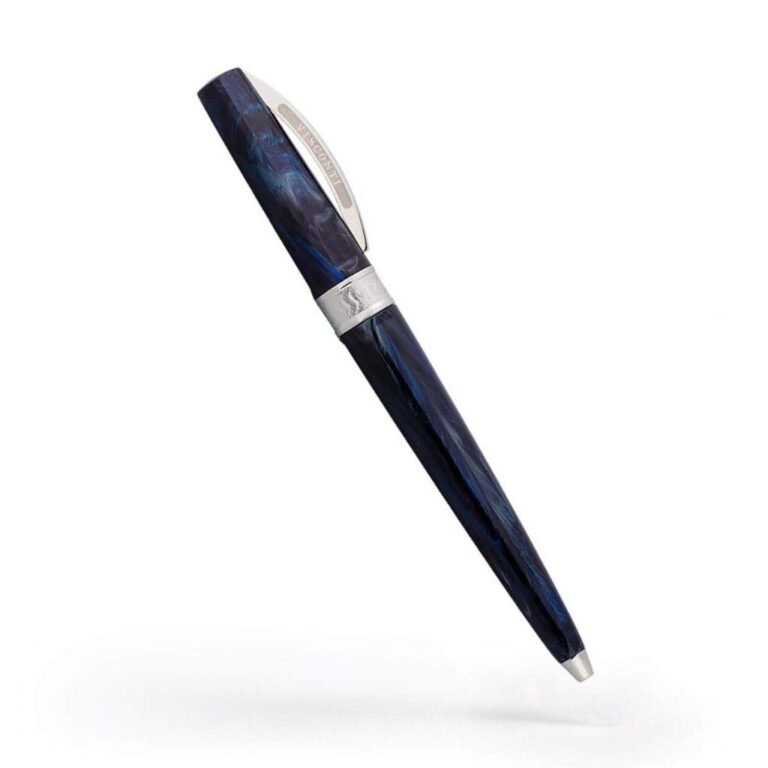 Visconti voyager pen, version 1.0.0, with a blue marble design, for luxury writing