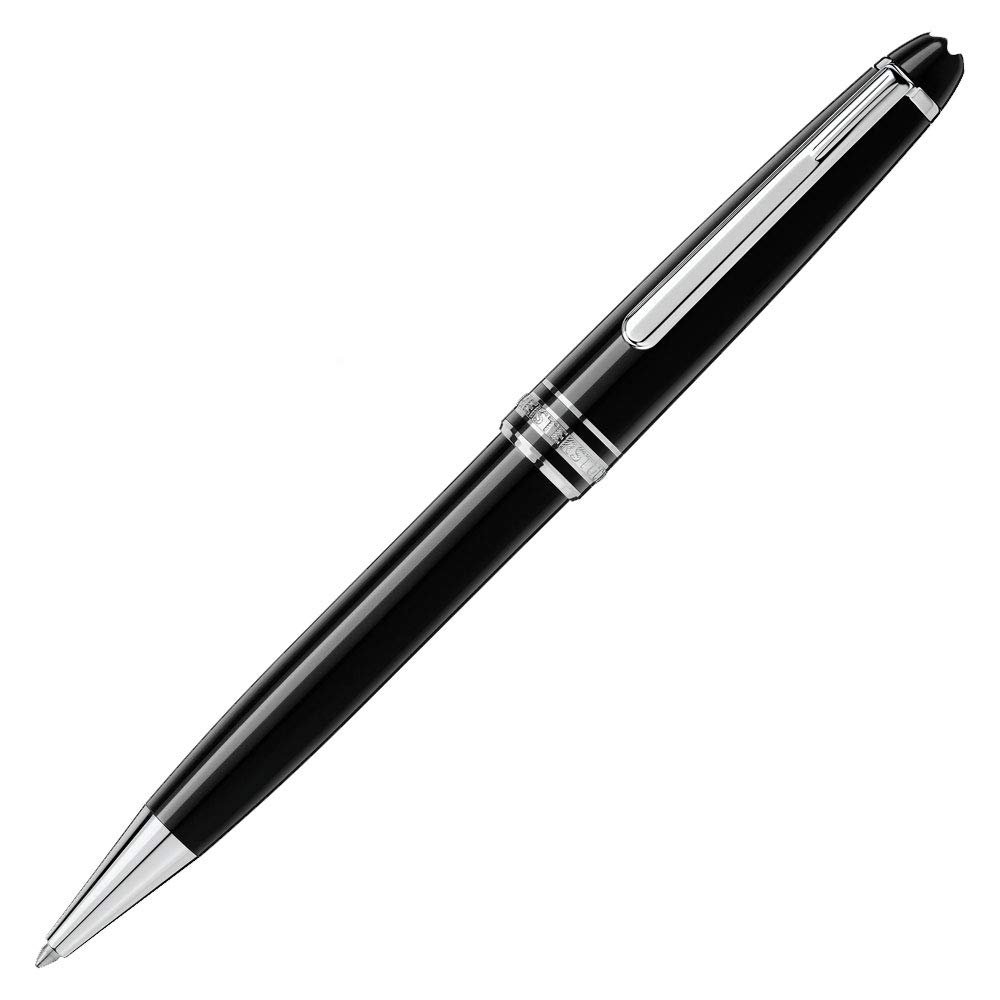 A sleek black montblanc m pen, version 1.0.0, for a stylish writing experience