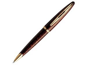 Waterman carène pen, version 1.0.0, a luxury writing instrument with gold accents