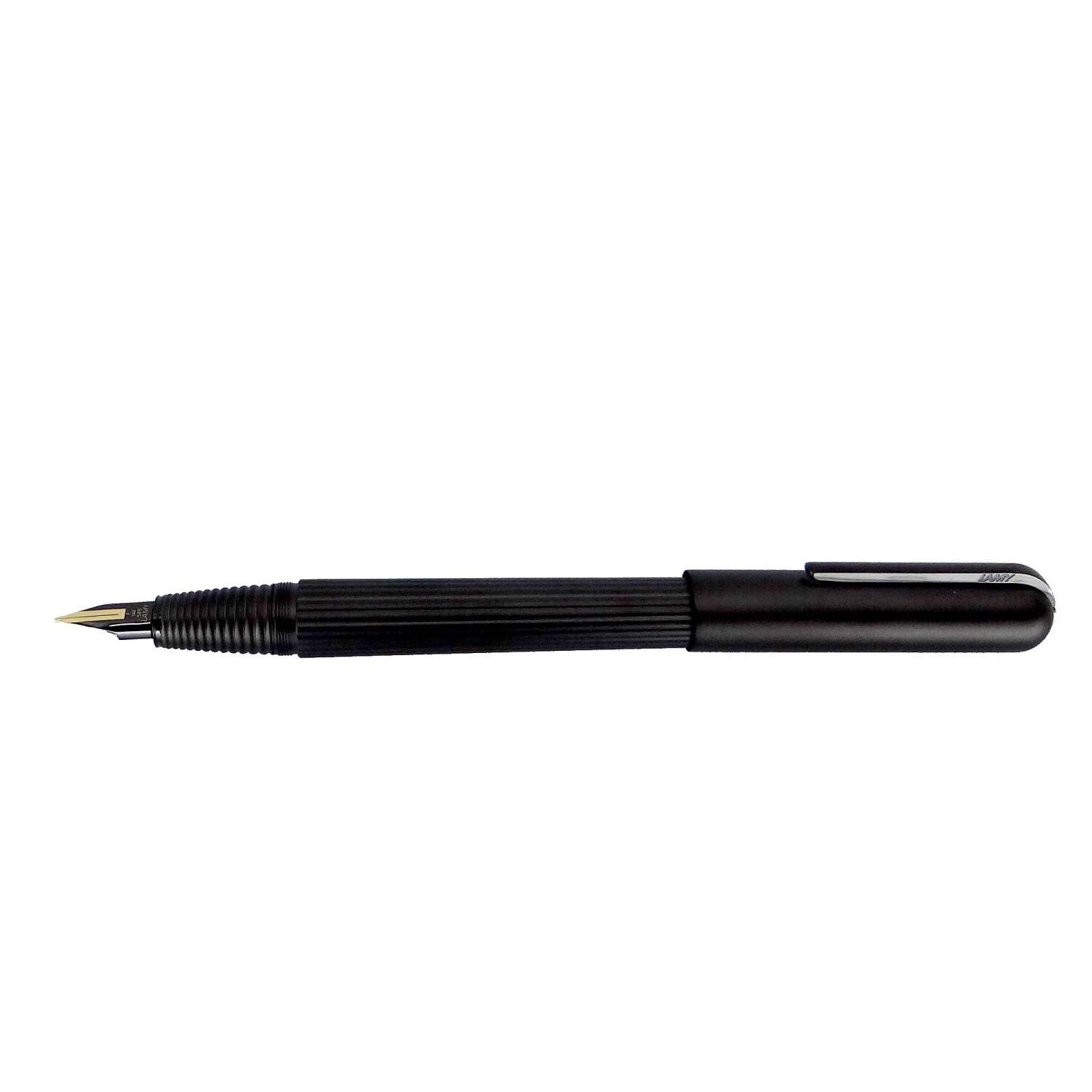 Lamy imporium pen, version 1.0.0, showcased on a page about bold writers