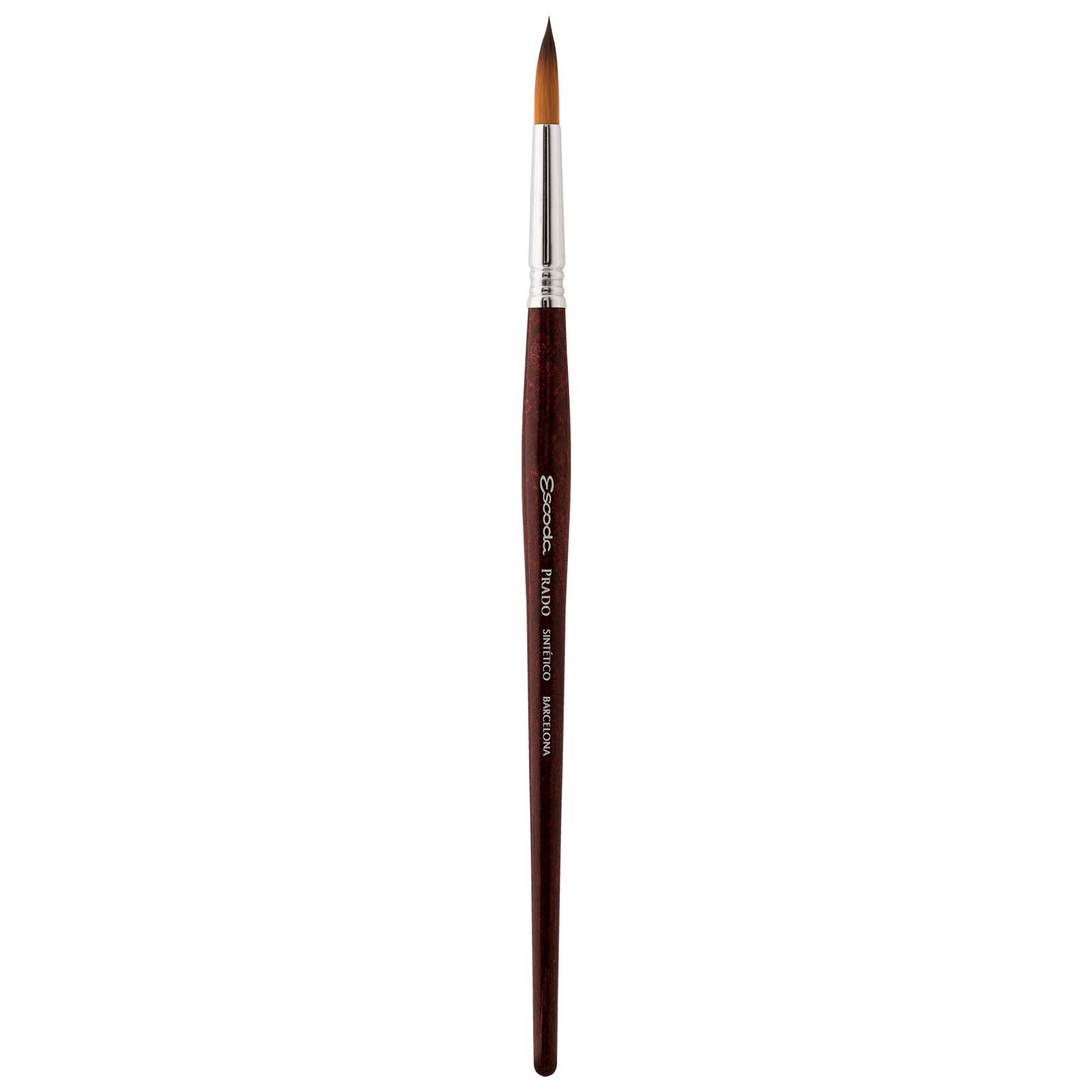Escoda prado synthetic brush, version 1.0.0, for fine art, on a white background