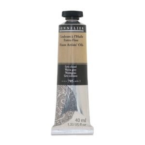 Sennelier extra-fine artists' oils tube, version 1.0.0, featuring warm grey color