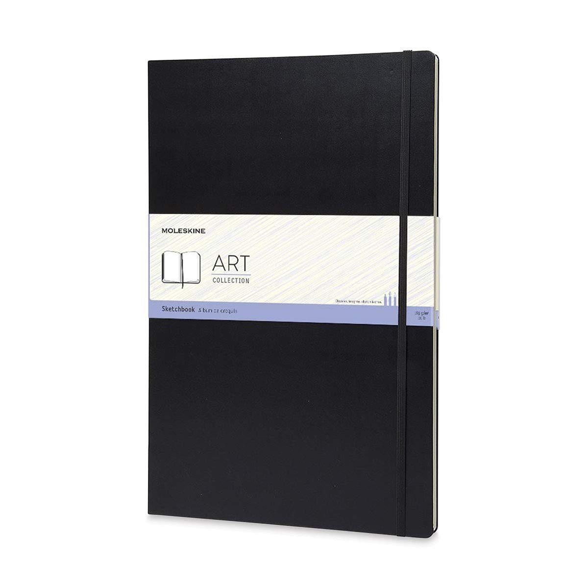 Moleskine art collection sketchbook, version 1.0.0, for creative professionals, black cover
