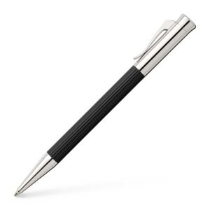 Graf von faber-castell tamitio pen, version 1.0.0, black barrel, silver accents