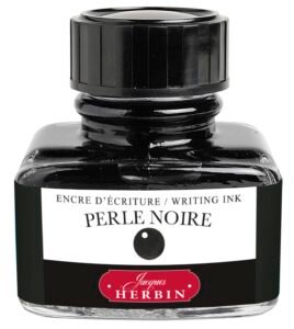 Herbin perle noire ink bottle, version 1.0.0, for smooth writing with fountain pens