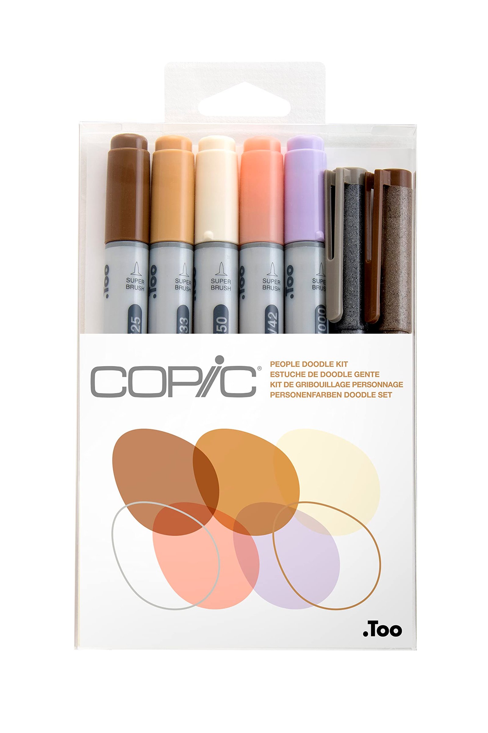 Copic ciao markers in a clear package, perfect for beginner creatives and doodles