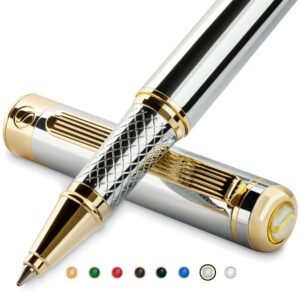 Close-up of a luxury executive pen, version 1.0.0, suitable for gifting