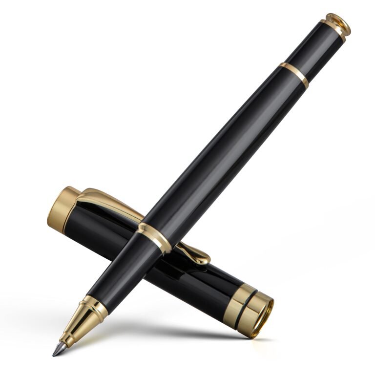 Stylish black and gold pen, ideal for real estate professionals and important deals