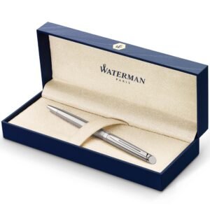 Waterman hemisphere pen in a presentation box, showcasing sleek design and elegance