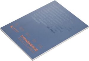 Stonehenge aqua coldpress watercolor paper, ideal for blending and lifting color