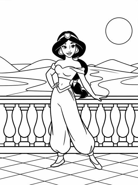 Jasmine, confidently standing, from the image titled 'jasmine jasmine standing confidently'